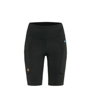 Fjallraven Womens Abisko Short Tights Black - Parasol Store