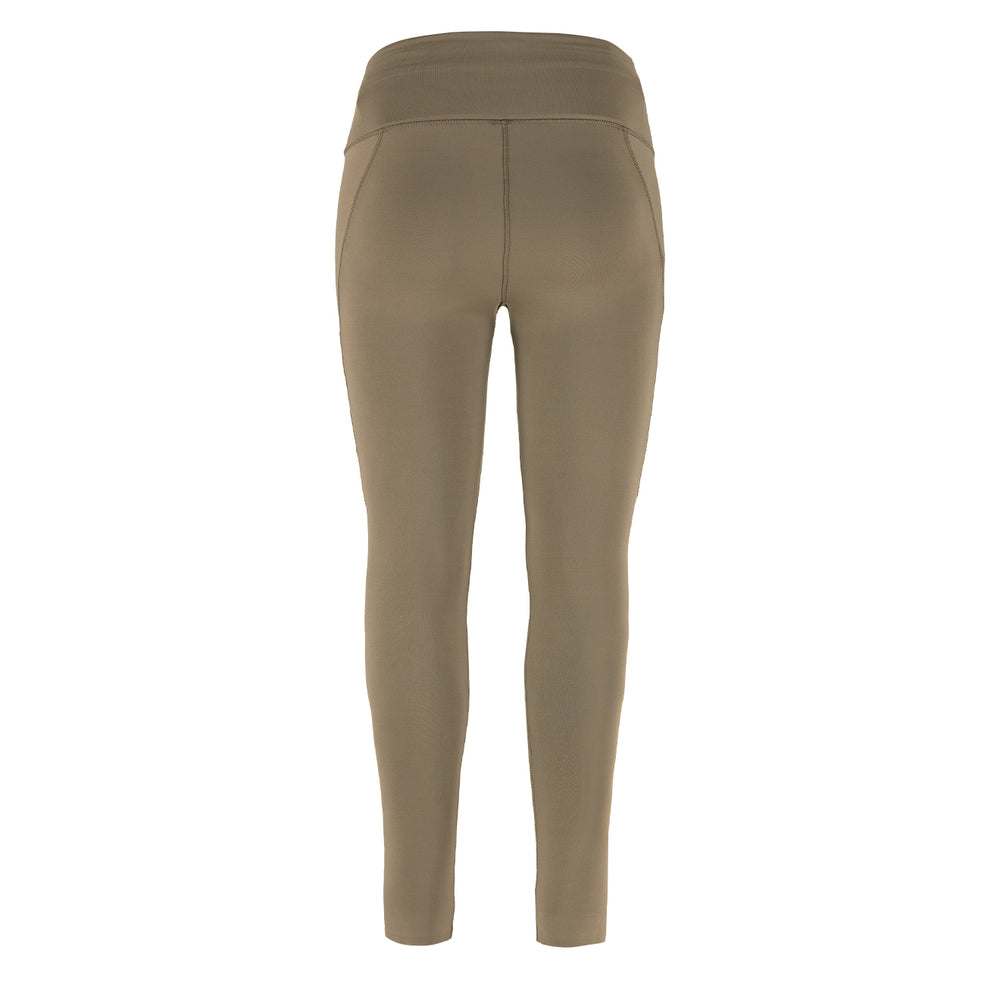 Fjallraven Womens Abisko Tights Suede Brown - Parasol Store