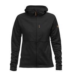 Fjallraven Womens Abisko Trail Fleece Black - Parasol Store