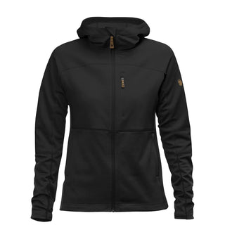 Fjallraven Womens Abisko Trail Fleece Black - Parasol Store