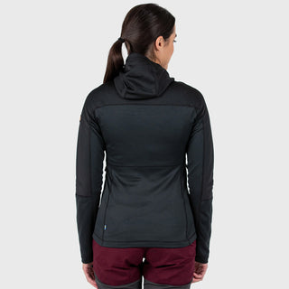 Fjallraven Womens Abisko Trail Fleece Black - Parasol Store