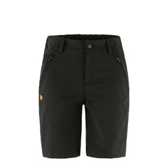 Fjallraven Womens Abisko Trail Stretch Shorts Black - Parasol Store