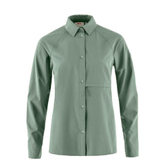 Fjallraven Womens Abisko Trekking Shirt Patina Green - Parasol Store