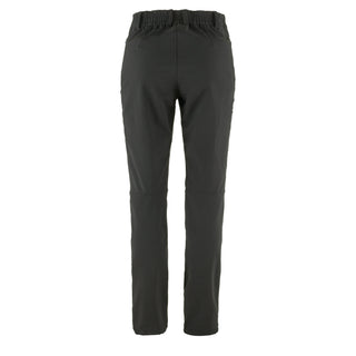 Fjallraven Womens Abisko Winter Stretch Reg Leg Trousers Black - Parasol Store