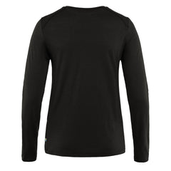 Fjallraven Womens Abisko Wool LS Black - Parasol Store