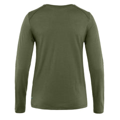 Fjallraven Womens Abisko Wool LS Laurel Green - Parasol Store