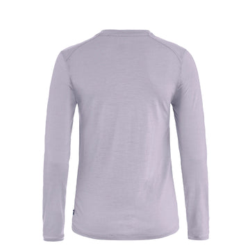 Fjallraven Womens Abisko Wool LS T-shirt Lavender Mist