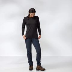Fjallraven Womens Abisko Wool LS T-shirt Lavender Mist