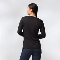 Fjallraven Womens Abisko Wool LS T-shirt Lavender Mist