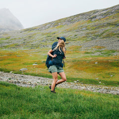 Fjallraven Womens Abisko Wool SS Black - Parasol Store