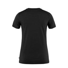 Fjallraven Womens Abisko Wool SS Black - Parasol Store