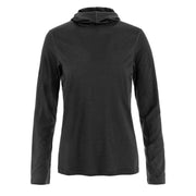 Fjallraven Womens Abisko Wool Sun-hoodie Black - Parasol Store