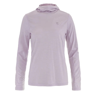 Fjallraven Womens Abisko Wool Sun-hoodie Lavender Mist - Parasol Store