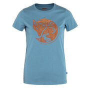 Fjallraven Womens Arctic Fox T-shirt Dawn Blue - Parasol Store