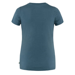 Fjallraven Womens Arctic Fox T-shirt Indigo Blue - Parasol Store