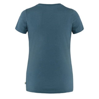 Fjallraven Womens Arctic Fox T-shirt Indigo Blue