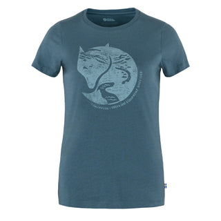 Fjallraven Womens Arctic Fox T-shirt Indigo Blue