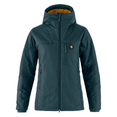 Fjallraven Womens Bergtagen 60 Insulation Jacket Mountain Blue / Mustard Yellow - Parasol Store