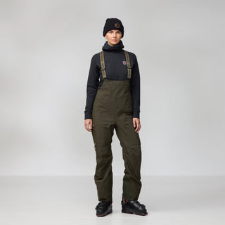 Fjallraven Womens Bergtagen GTX Touring Trousers Black - Parasol Store
