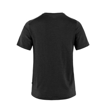 Fjallraven Womens Bergtagen Merino 190 S/S Tee Black