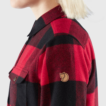 Fjallraven Womens Canada Shirt Red - Parasol Store