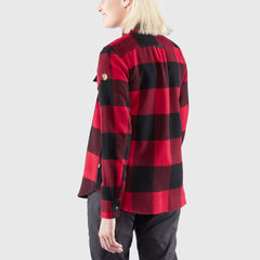 Fjallraven Womens Canada Shirt Red - Parasol Store