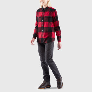 Fjallraven Womens Canada Shirt Red - Parasol Store