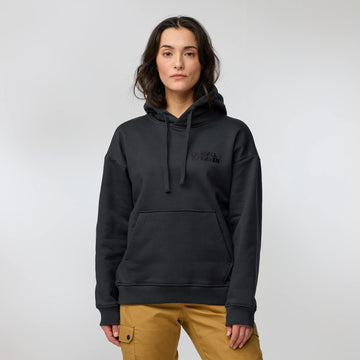 Fjallraven Womens Classic Hoodie Suede Brown