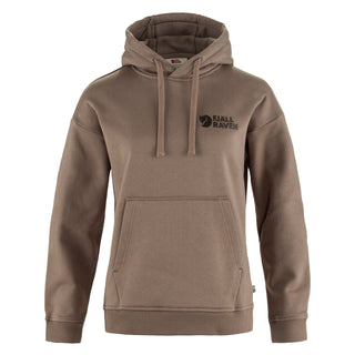 Fjallraven Womens Classic Hoodie Suede Brown
