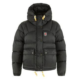 Fjallraven Womens Expedition Down Cropped Jacket Black