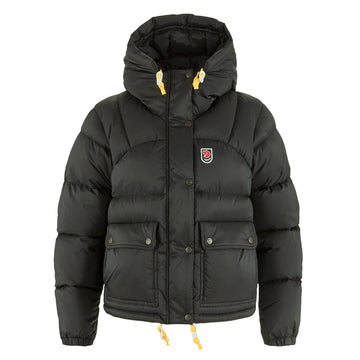 Fjallraven Womens Expedition Down Cropped Jacket Black
