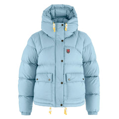 Fjallraven Womens Expedition Down Cropped Jacket Breeze Blue - Parasol Store