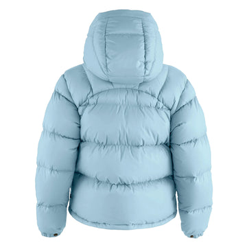 Fjallraven Womens Expedition Down Cropped Jacket Breeze Blue