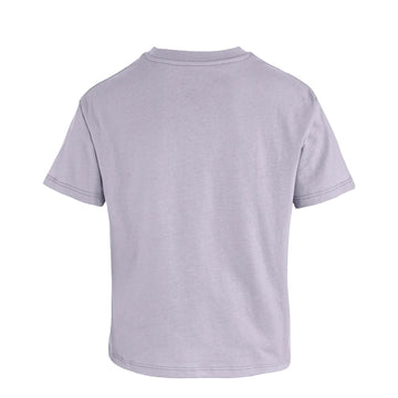 Fjallraven Womens Fjallblomster Logo T-shirt Lavender Mist