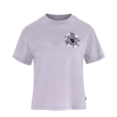 Fjallraven Womens Fjallblomster Logo T-shirt Lavender Mist