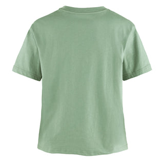 Fjallraven Womens Fjallblomster Logo T-shirt Misty Green - Parasol Store