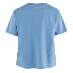 Fjallraven Womens Fjallblomster Logo T-shirt Ultramarine - Parasol Store