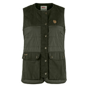 Fjallraven Womens Forest Wool Padded Vest Deep Forest - Parasol Store