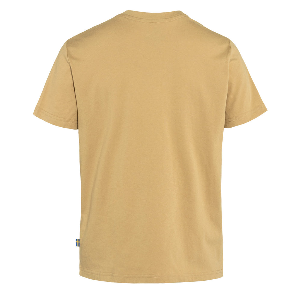 Fjallraven Womens Fox Boxy Logo Tee Dune Beige Fjallraven