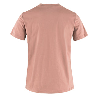 Fjallraven Womens Fox Boxy Logo Tee Dusty Rose - Parasol Store