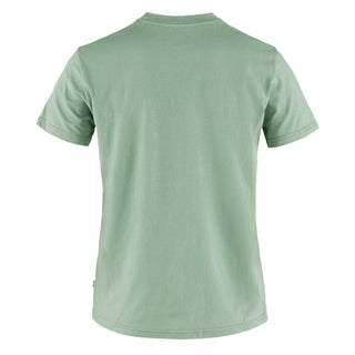 Fjallraven Womens Fox Boxy Logo Tee Misty Green - Parasol Store