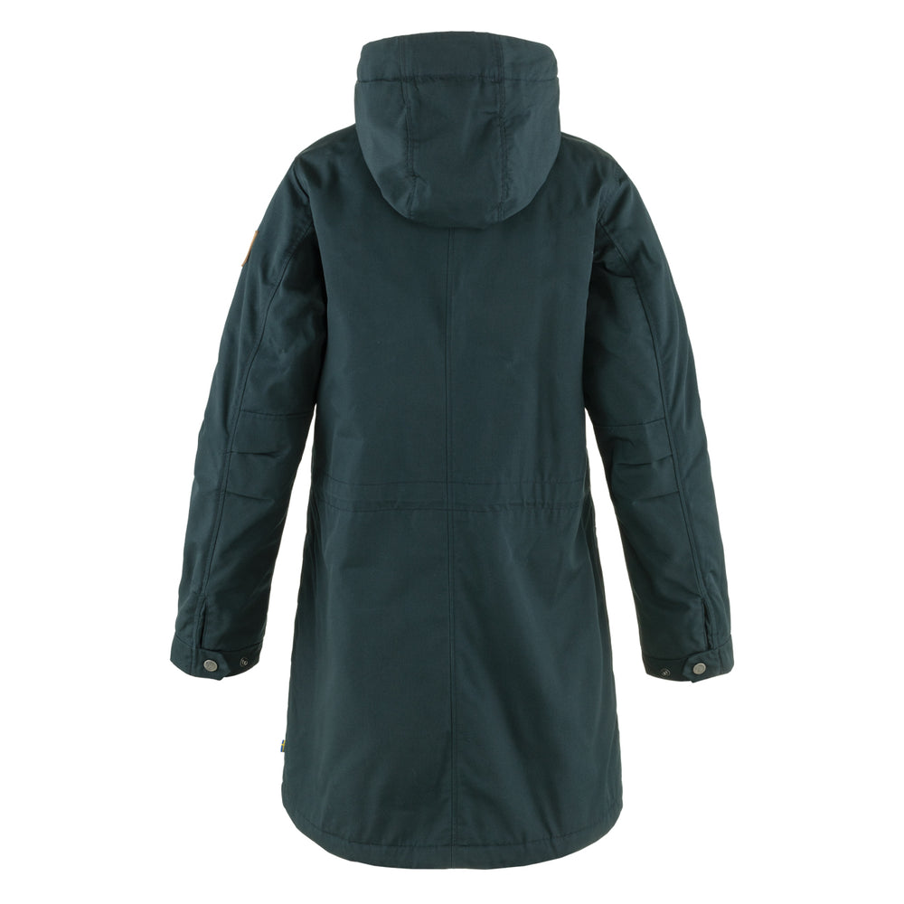 Fjallraven Womens Greenland Winter Parka Dark Navy - Parasol Store