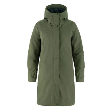 Fjallraven Womens HC Hydratic Padded Parka Laurel Green - Parasol Store