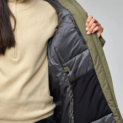 Fjallraven Womens HC Hydratic Padded Parka Laurel Green - Parasol Store
