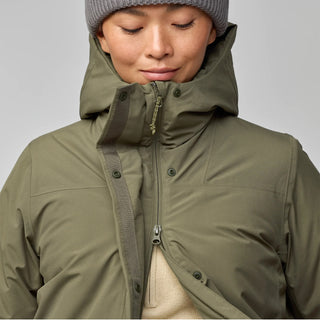 Fjallraven Womens HC Hydratic Padded Parka Laurel Green - Parasol Store