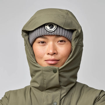 Fjallraven Womens HC Hydratic Padded Parka Laurel Green - Parasol Store