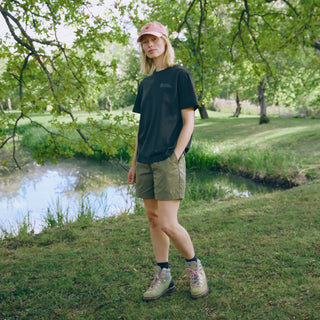 Fjallraven Womens Heavy Classic T-shirt Black - Parasol Store