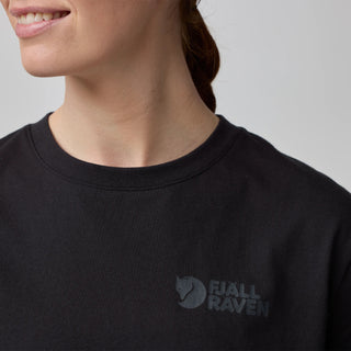 Fjallraven Womens Heavy Classic T-shirt Black - Parasol Store