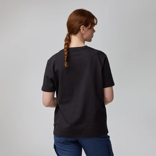 Fjallraven Womens Heavy Classic T-shirt Black - Parasol Store