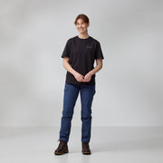 Fjallraven Womens Heavy Classic T-shirt Black - Parasol Store